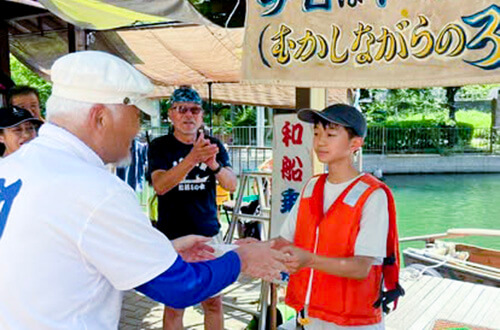 日曜子ども和船櫓漕ぎ体験会